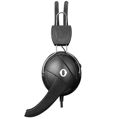Snopy SN-88A (mikrofon, 3.5mm jack, hangerőszabályzó, nagy-párnás, 1.8m kábel) fekete-piros headset