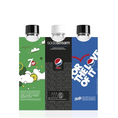 SodaStream Fuse Pepsi TriPack 3x1l szénsavasító palack szett