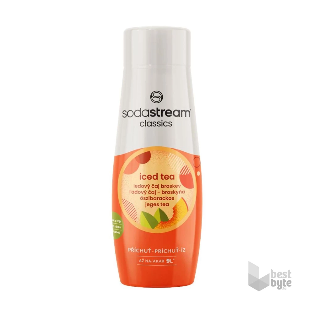 SodaStream Ice Tea Barack 440ml - DRS egyutas visszaváltási díjas szörp