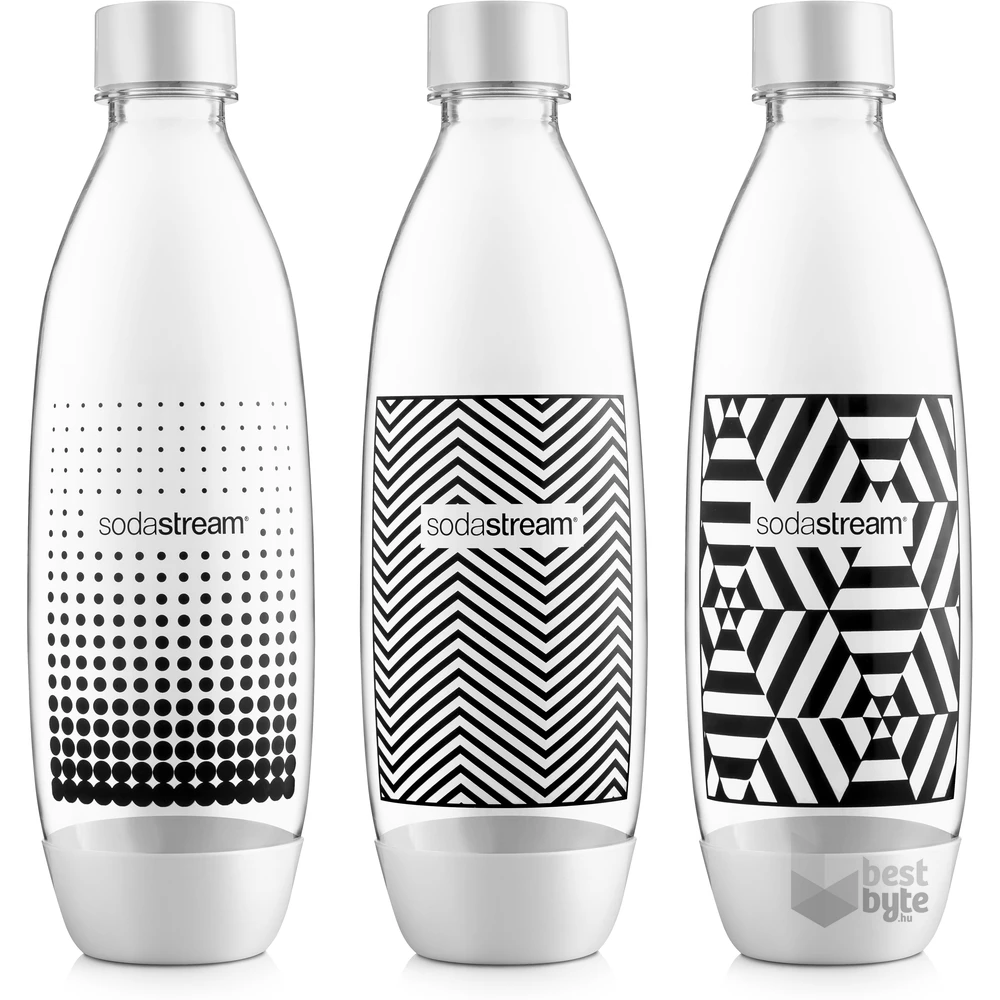 Sodastream Solo Jet 1l fekete-fehér szénsavasító flakon