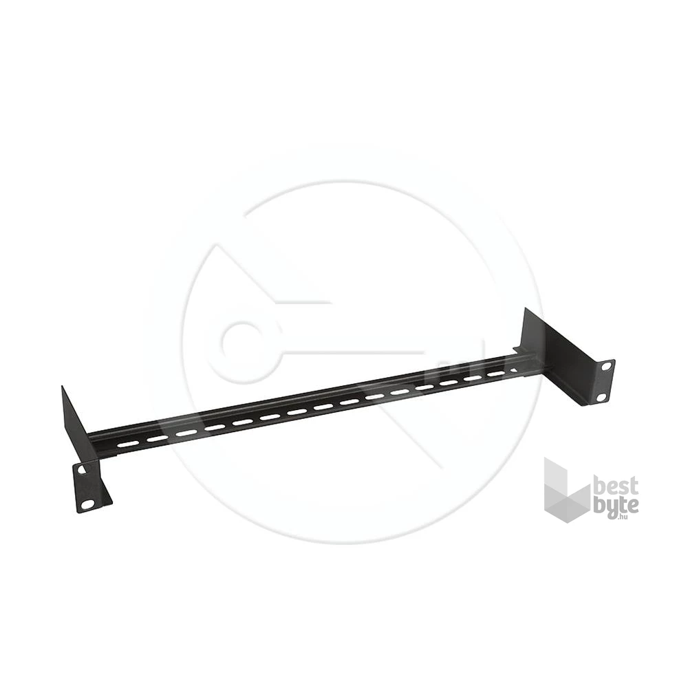 Solarix RAIL-1U-DIN 19" 1U fekete DIN sín panel