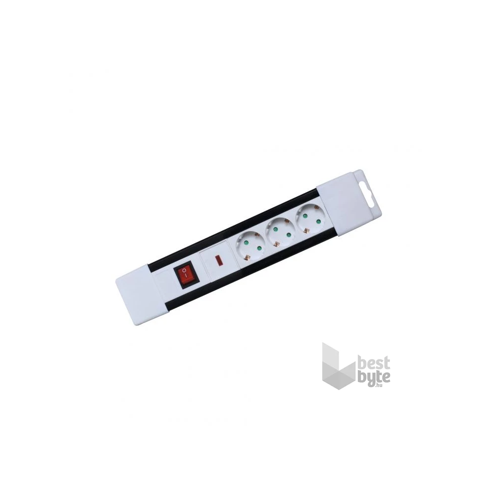Somogyi NVP 03K/WH 3aljzat 2méter 3x1,5mm2 túlfeszültség védett elosztó