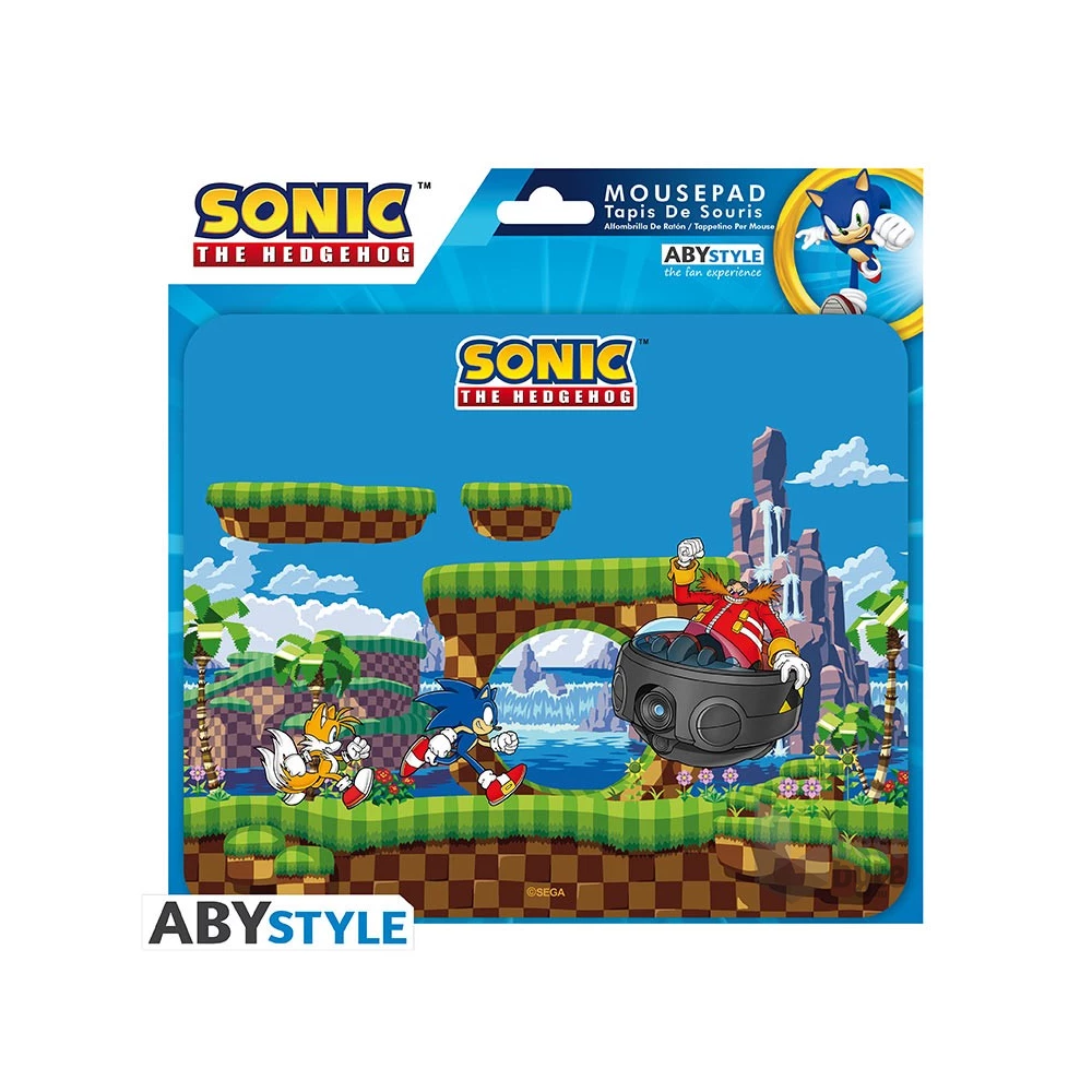 Sonic "Sonic, Tails & Doctor Robotnik" szövet egérpad