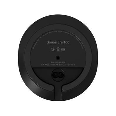 Sonos Era 100 EU Wi-Fi/Bluetooth fekete multiroom hangszóró
