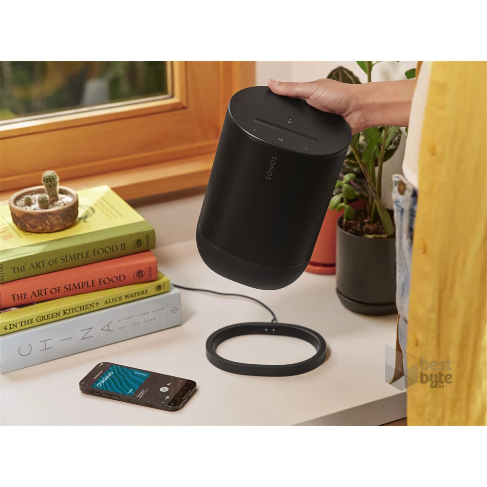 Sonos Move EU (Gen2) Wi-Fi/Bluetooth fekete multiroom hangszóró