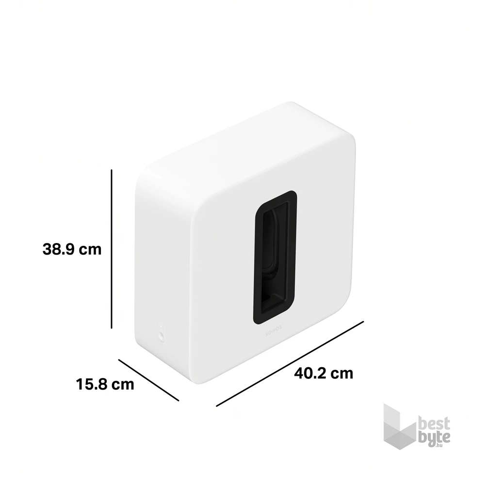Sonos Sub 4 fehér vezeték nélküli aktív mélysugárzó