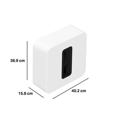 Sonos Sub 4 fehér vezeték nélküli aktív mélysugárzó