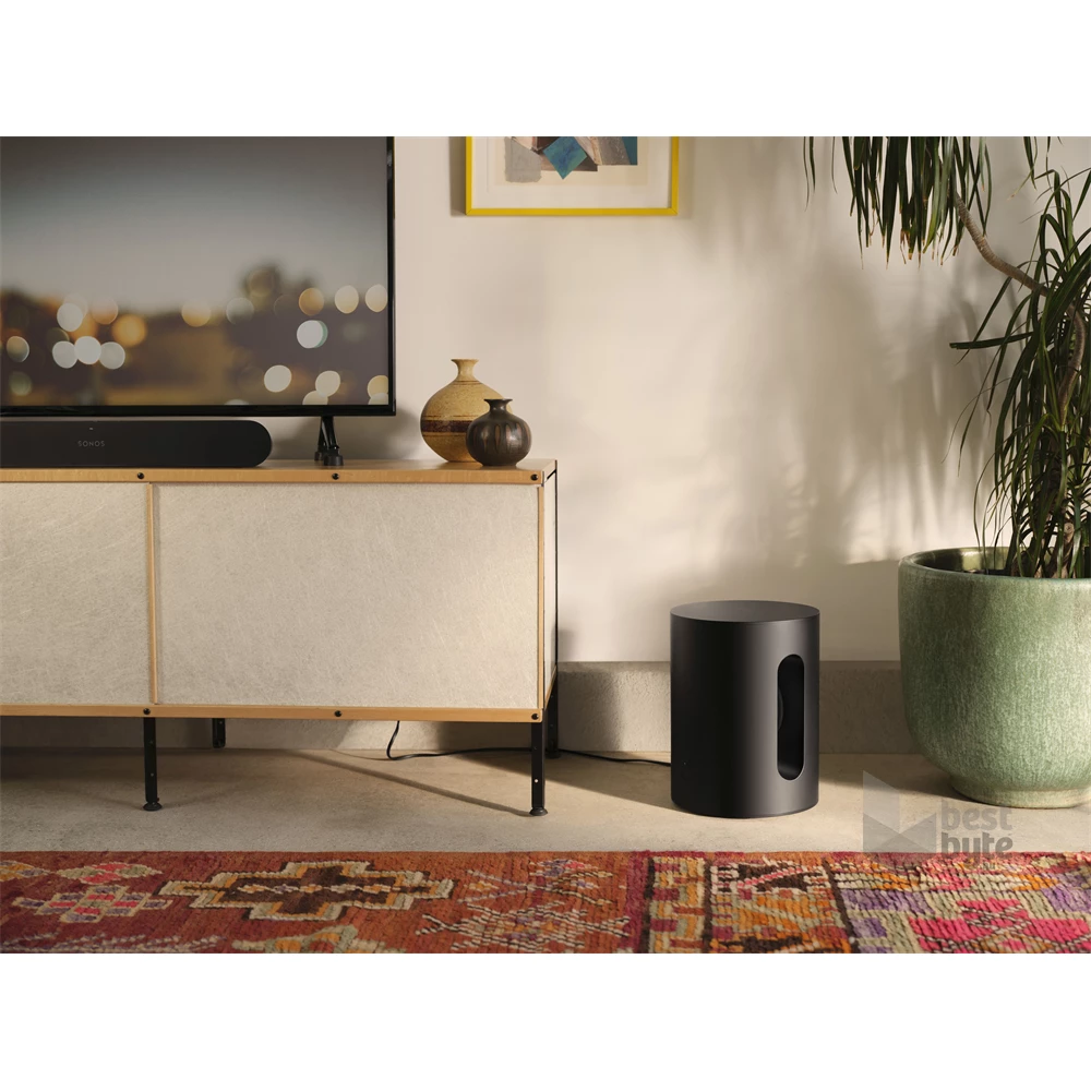 Sonos Sub Mini fekete vezeték nélküli aktív mélysugárzó