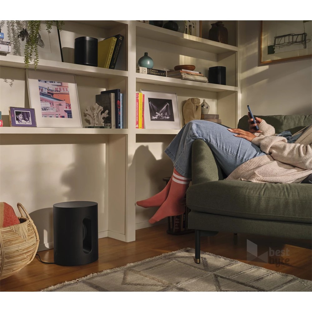 Sonos Sub Mini fekete vezeték nélküli aktív mélysugárzó