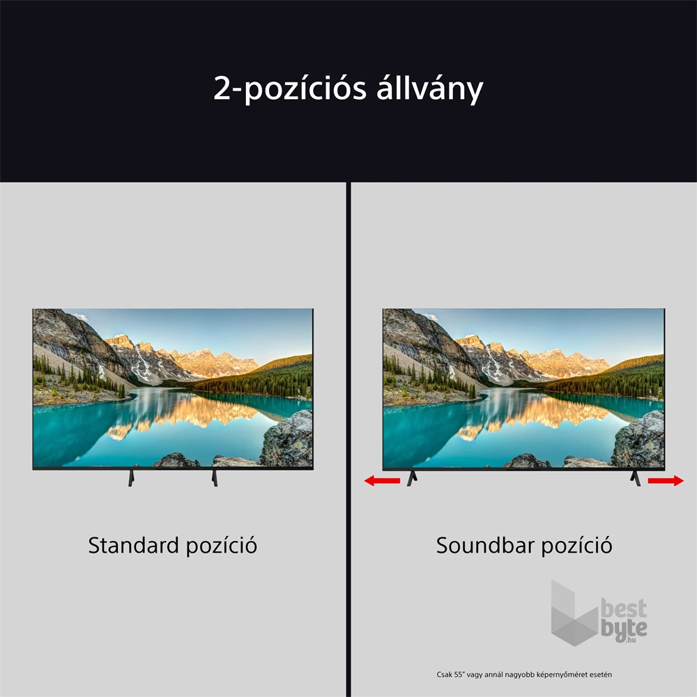 Sony 43" Bravia 3 K43S35BP 4K UHD Smart LED TV (Újracsomagolt)