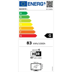 Sony 55" XR55A80LAEP 4K UHD Smart OLED TV (Újracsomagolt)