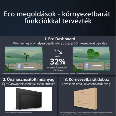 Sony 55" XR55A80LAEP 4K UHD Smart OLED TV (Újracsomagolt)