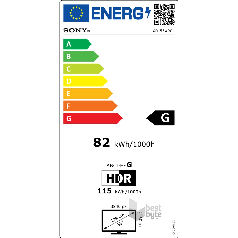 Sony 55" XR55X90LAEP 4K UHD Smart LED TV