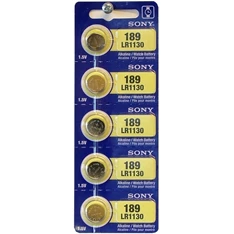 Sony LR1130 (189) alkáli gombelem 5db/bliszter