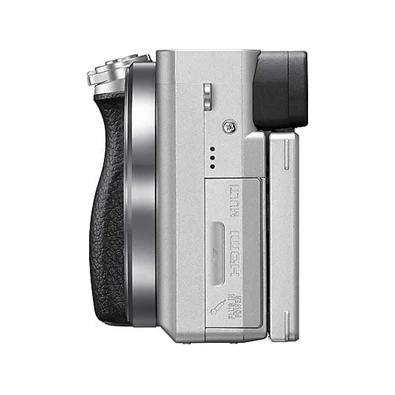 Sony A6100 MILC kit ezüst fényképezőgép