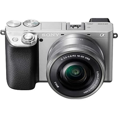 Sony A6100 MILC kit ezüst fényképezőgép