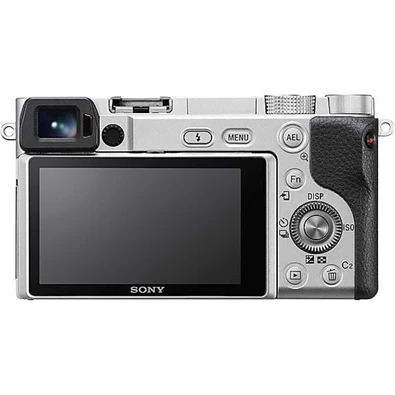 Sony A6100 MILC kit ezüst fényképezőgép