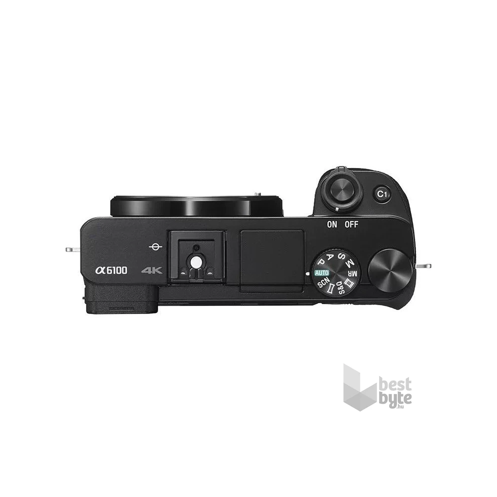 Sony Alpha 6100L fényképezőgép kit fekete (16-50mm f/3.5-5.6 objektívvel)