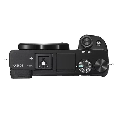 Sony Alpha 6100L fényképezőgép kit fekete (16-50mm f/3.5-5.6 objektívvel)