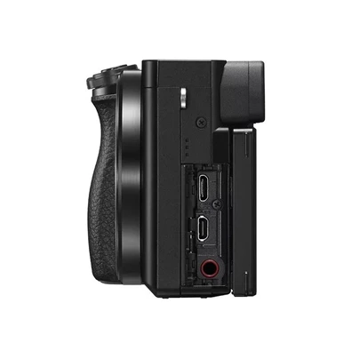 Sony Alpha 6100L fényképezőgép kit fekete (16-50mm f/3.5-5.6 objektívvel)