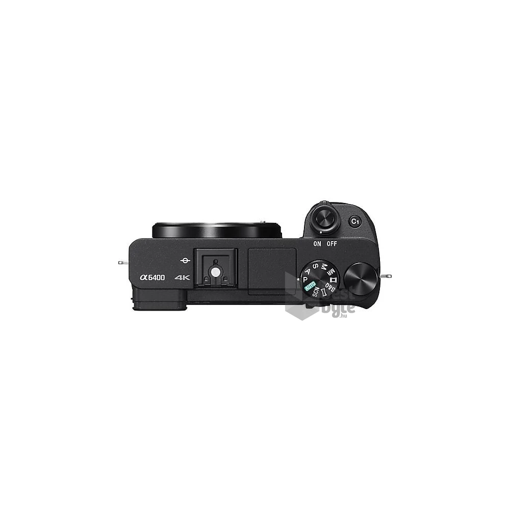 Sony Alpha 6400L fényképezőgép kit fekete (16-50mm f/3.5-5.6 objektívvel)