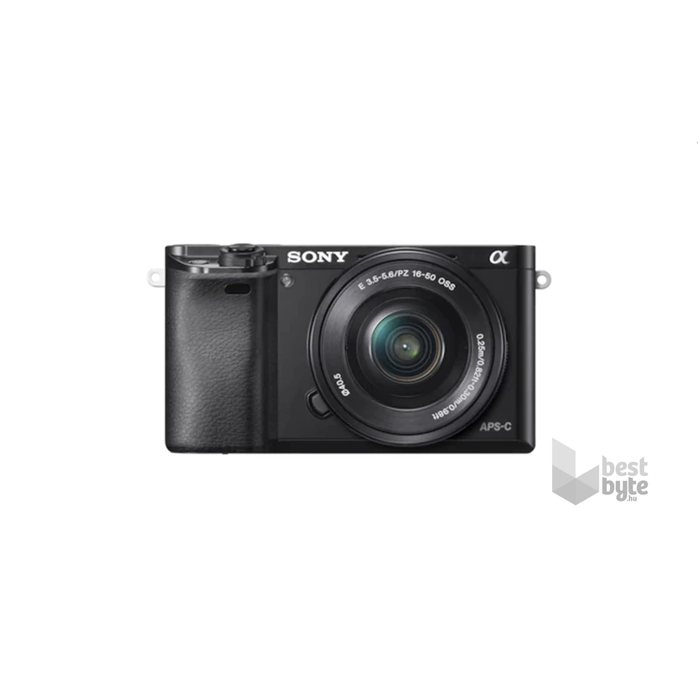 Sony Alpha ILCE-6000 + 16-50mm fekete cserélhető optikás digitális fényképezőgép
