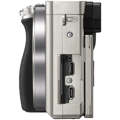 Sony Alpha ILCE-6000 + 16-50mm ezüst cserélhető optikás digitális fényképezőgép