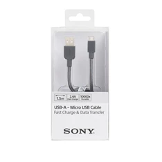Sony CP-ABP150H 1,5m szürke szövetborítású AB USB kábel