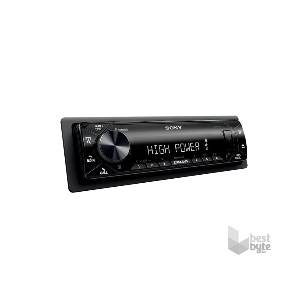 Sony DSXGS80 Bluetooth/USB/MP3/FLAC 4x100W autóhifi fejegység