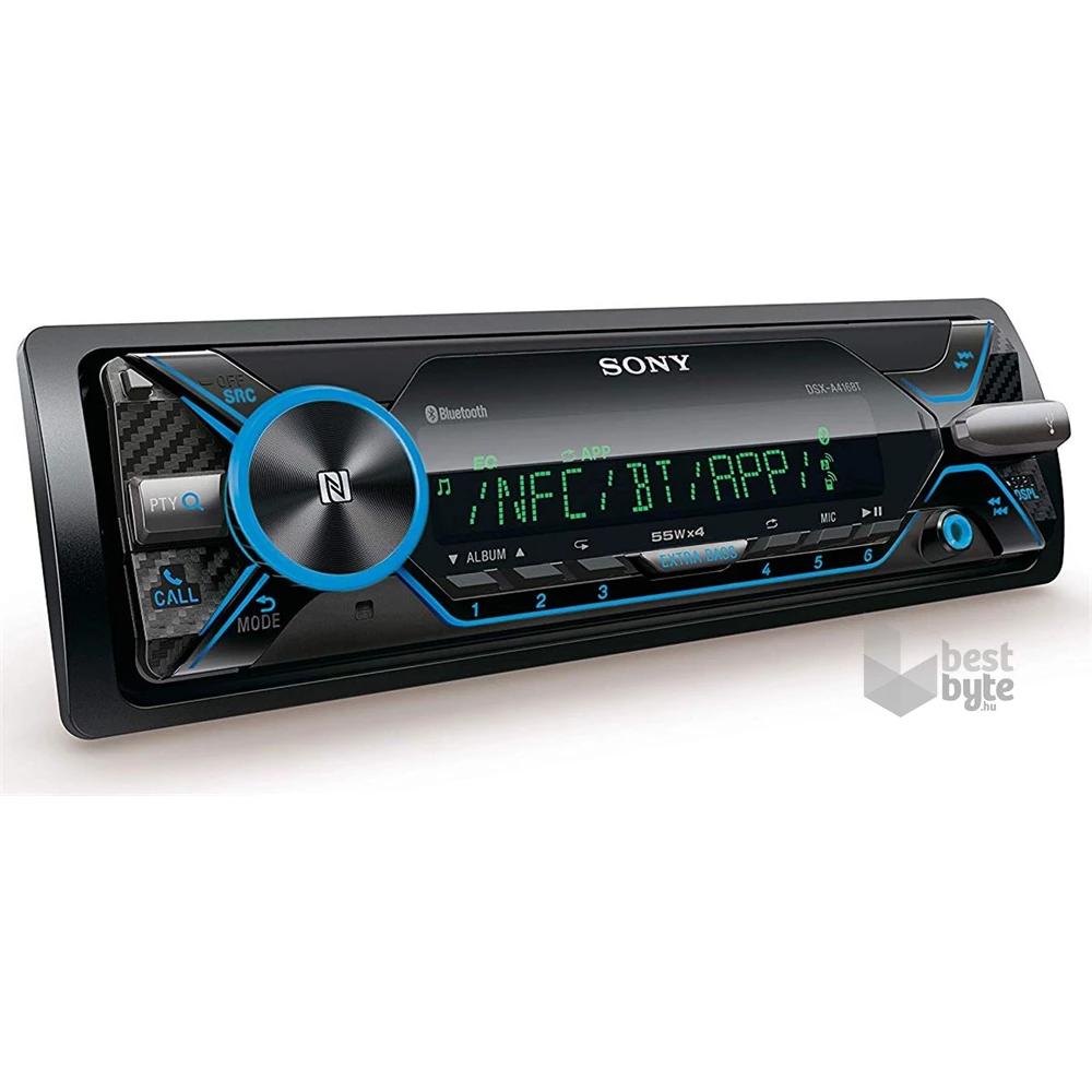 Sony DSXA416BT Bluetooth/USB/MP3 lejátszó autóhifi fejegység