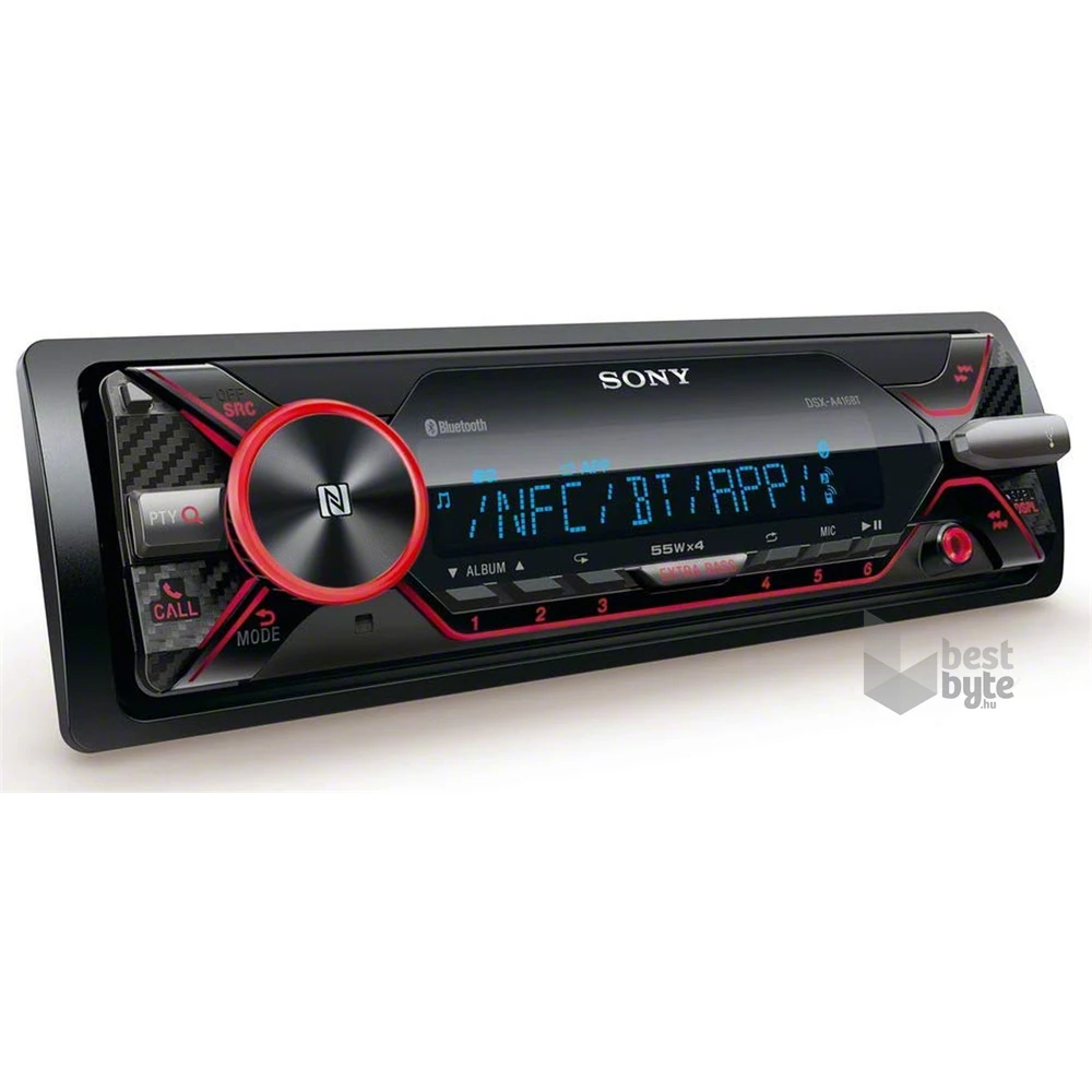 Sony DSXA416BT Bluetooth/USB/MP3 lejátszó autóhifi fejegység