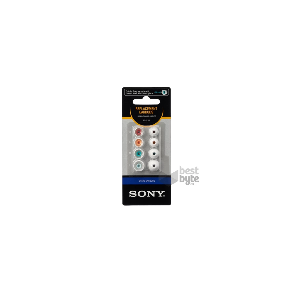 Sony EPEX10AW.AE fehér szilikon füldugó