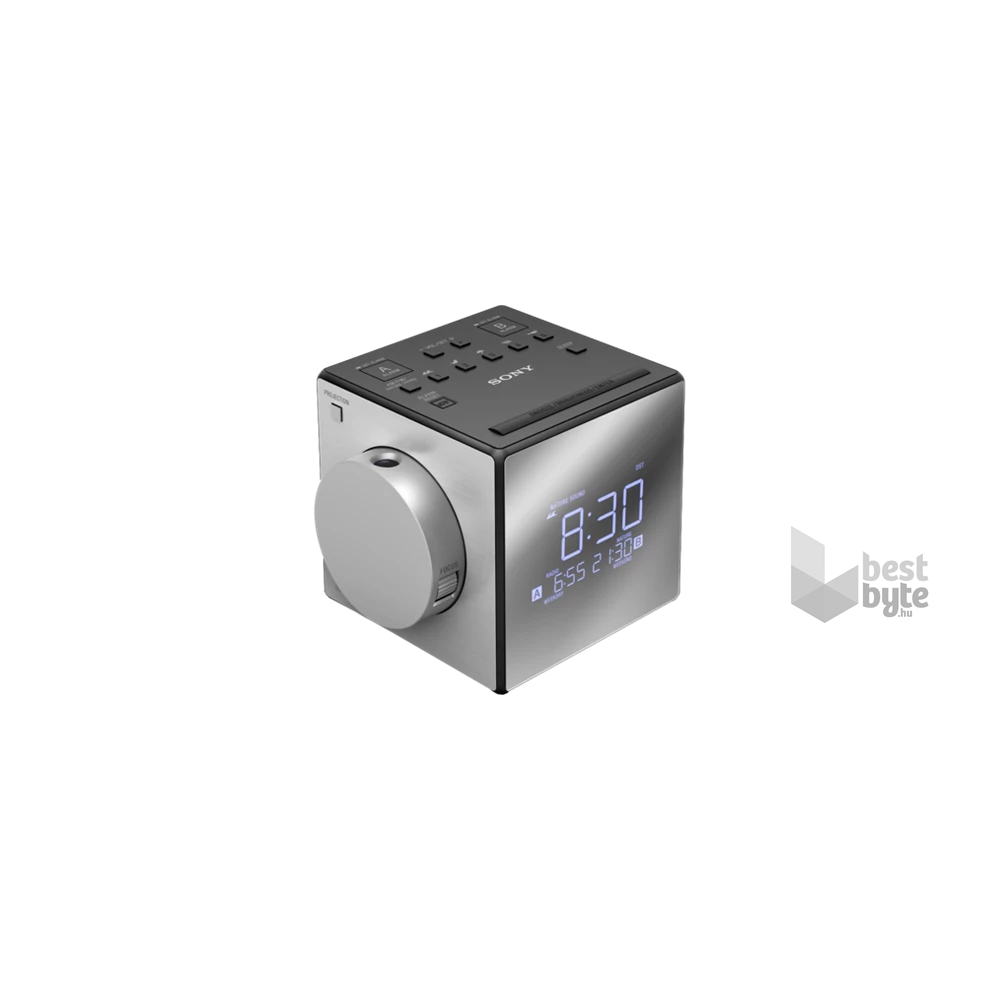 Sony ICFC1PJ.CED fekete rádiós ébresztőóra