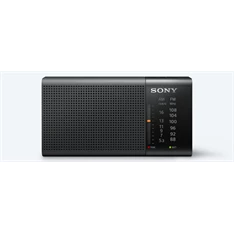 Sony ICFP37 FM/AM elemes fekete kisrádió