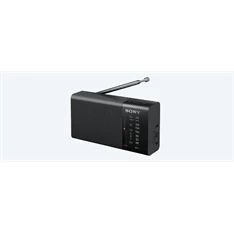 Sony ICFP37 FM/AM elemes fekete kisrádió