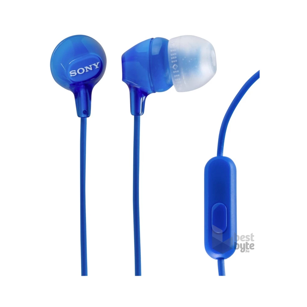 Sony MDREX15APLI.CE7 mikrofonos kék fülhallgató