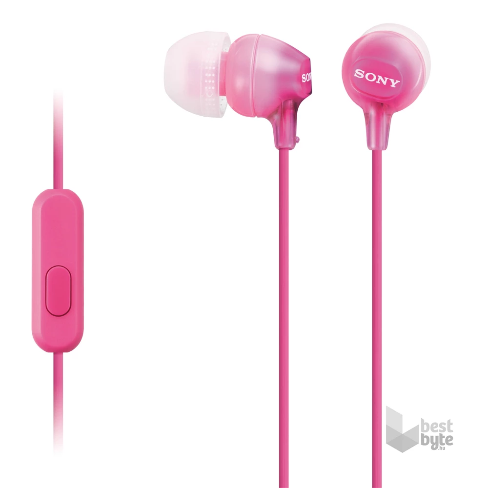 Sony MDREX15APPI.CE7 mikrofonos rózsaszín fülhallgató