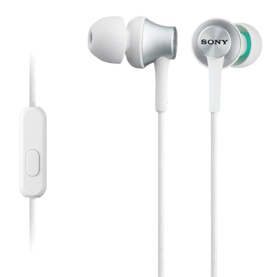 Sony MDREX450APW.CE7 mikrofonos fehér fülhallgató