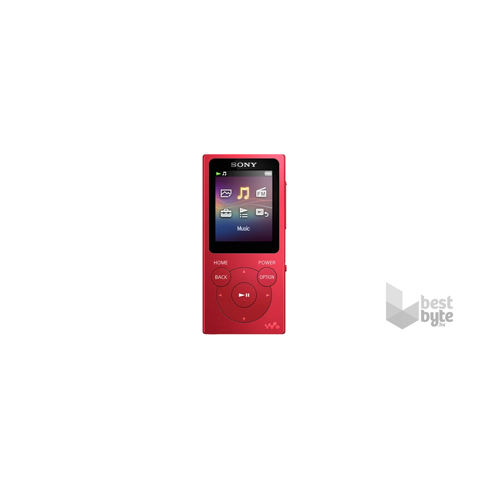 Sony NWE394LR 8GB piros MP3 lejátszó