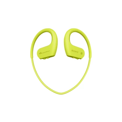 Sony NWWS623G Bluetooth lime-zöld sport fülhallgató headset és 4GB MP3 lejátszó