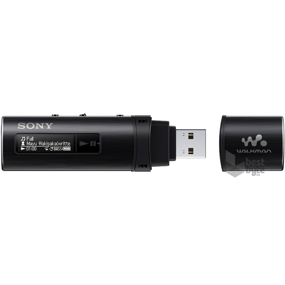 Sony NWZB183FB.CEW fekete MP3 lejátszó FM rádióval