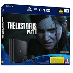 PlayStation 4 Pro 1TB fekete + The Last of Us Part II konzol csomag