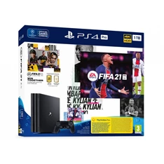 PlayStation 4 Pro 1TB konzol + FIFA 21 letöltőkód + 2 db Dualshock 4 kontroller csomag