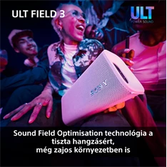 Sony ULT Field 3 szürke Bluetooth hangszoró