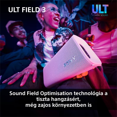 Sony ULT Field 3 szürke Bluetooth hangszoró