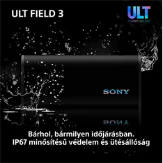 Sony ULT Field 3 szürke Bluetooth hangszoró