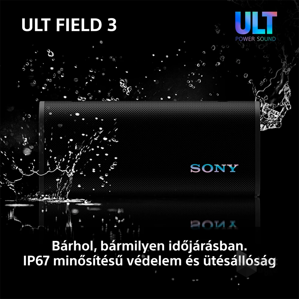 Sony ULT Field 3 szürke Bluetooth hangszoró