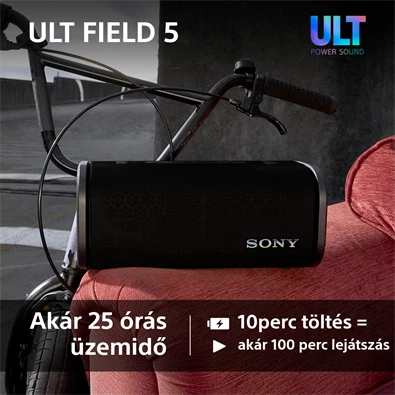 Sony ULT Field 5 fehér Bluetooth hagnszoró