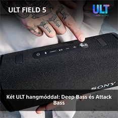 Sony ULT Field 5 fekete Bluetooth hagnszoró