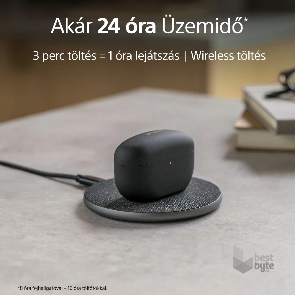 Sony WF1000XM5B.CE7 True Wireless Bluetooth zajszűrős fekete fülhallgató